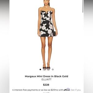 ELLIAT GOREGOUS DRESS WORN ONCE GREAT CONDITION